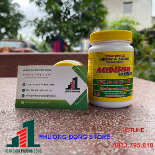 Phân bón lá acidifier plandtfood NPK 30-10-10 + TE